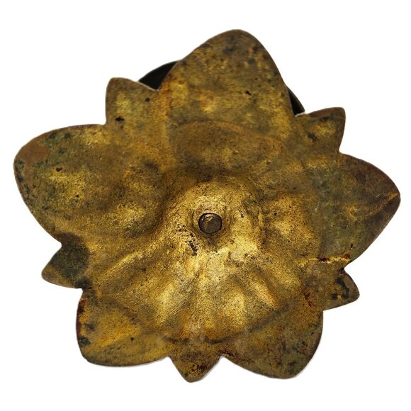 Antique RARE Bronze 19th Century Ornate Victorian Base Hotel Desk Counter Bell - Picture 8 of 8